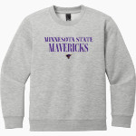 Minnesota State University Mankato <span class="pdp-name-mascot">Minnesota State Mavericks</span> District Youth V.I.T. Fleece Crewneck Sweatshirt Front Thumbnail