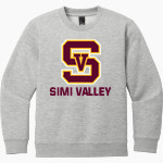 SIMI VALLEY HIGH SCHOOL PIONEERS District Youth V.I.T. Fleece Crewneck Sweatshirt Front Thumbnail