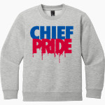 Nonnewaug Chiefs District Youth V.I.T. Fleece Crewneck Sweatshirt Front Thumbnail
