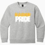 CRESCENT CITY SENIOR HIGH SCHOOL RAIDERS <span class="pdp-name-mascot">CRESCENT CITY RAIDERS</span> District Youth V.I.T. Fleece Crewneck Sweatshirt Front Thumbnail
