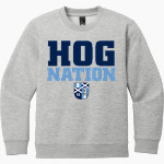 Hedgehogs Lacrosse Club District Youth V.I.T. Fleece Crewneck Sweatshirt Front Thumbnail