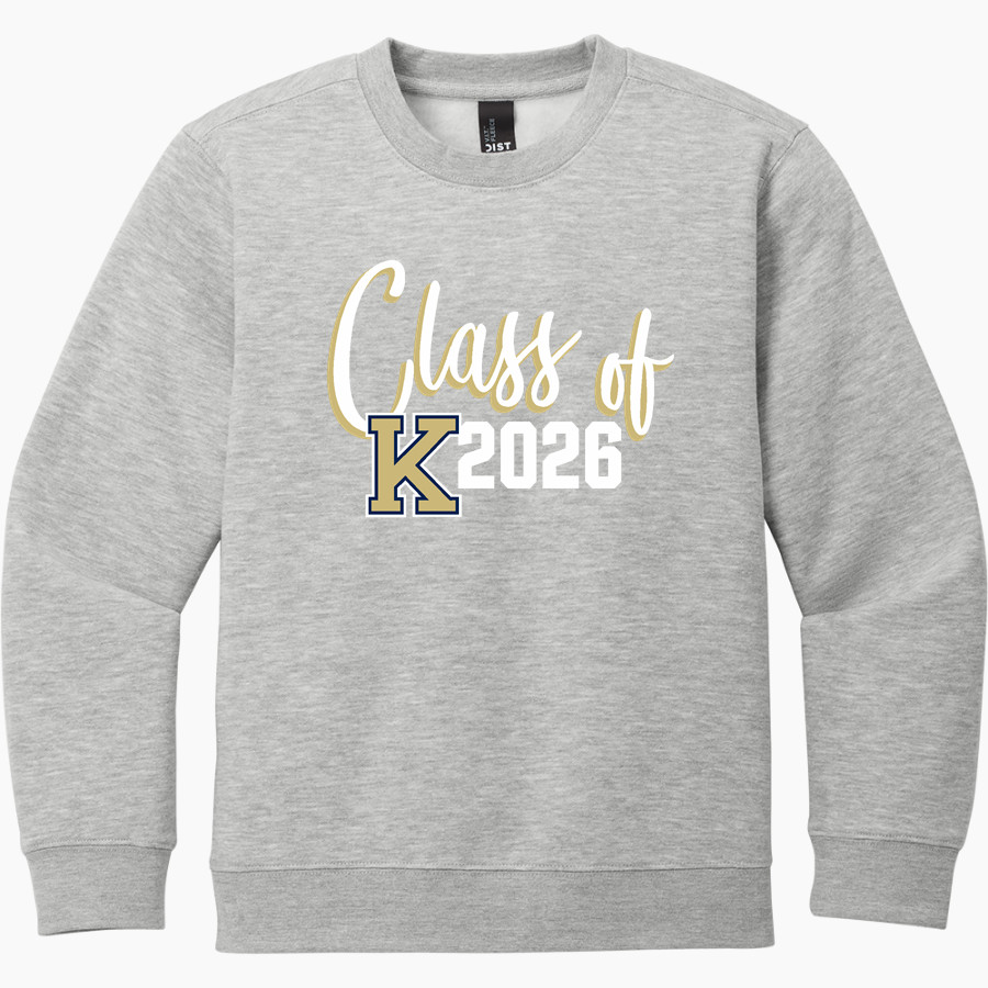 KINGFISHER HIGH SCHOOL YELLOWJACKETS <span class="pdp-name-mascot">KINGFISHER YELLOWJACKETS</span> District Youth V.I.T. Fleece Crewneck Sweatshirt