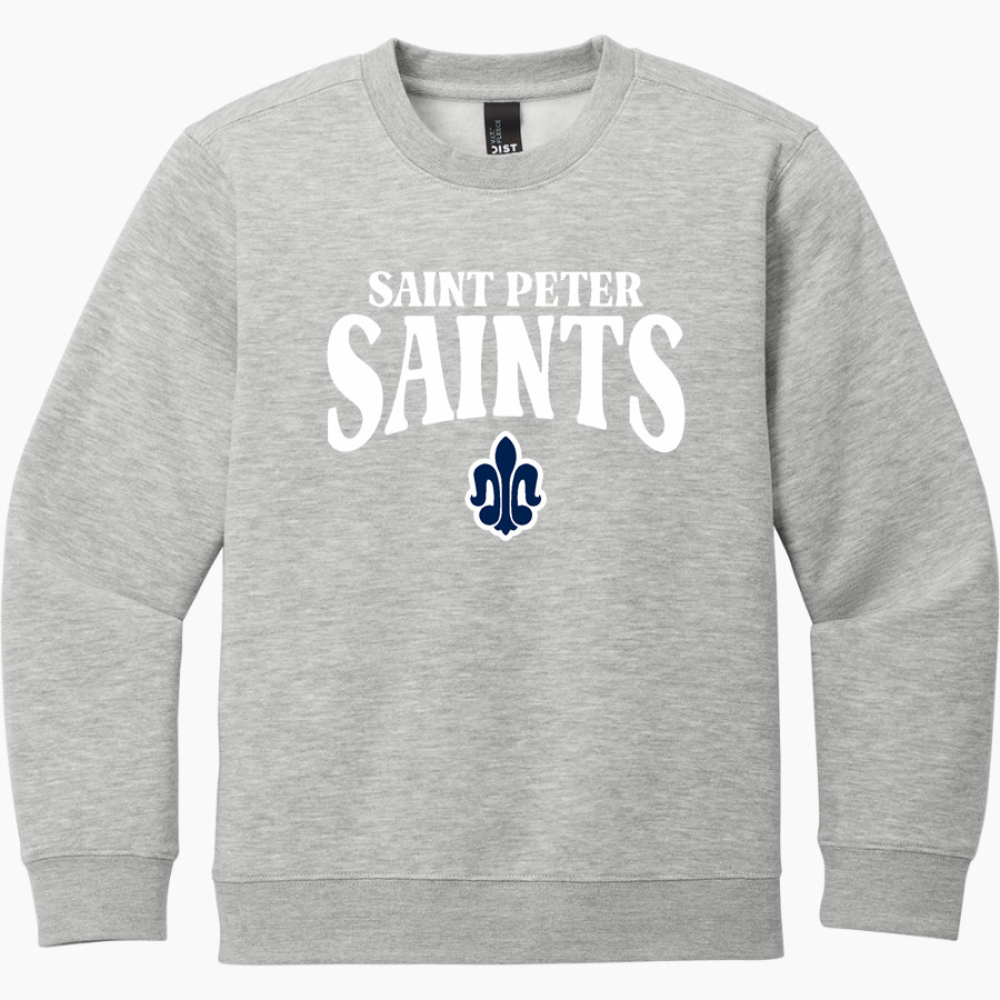 Saint Peter High School SAINTS ONLINE STORE <span class="pdp-name-mascot">Saint Peter Saints</span> District Youth V.I.T. Fleece Crewneck Sweatshirt