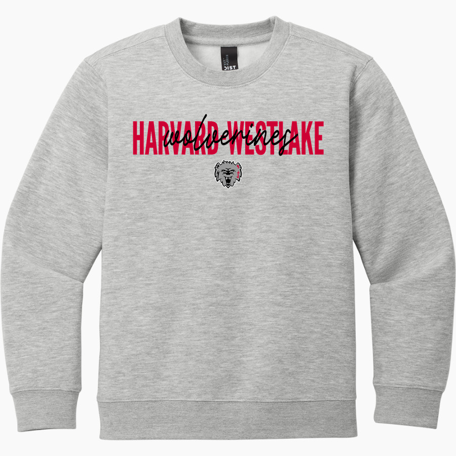 Harvard-Westlake The Official Online Store District Youth V.I.T. Fleece Crewneck Sweatshirt
