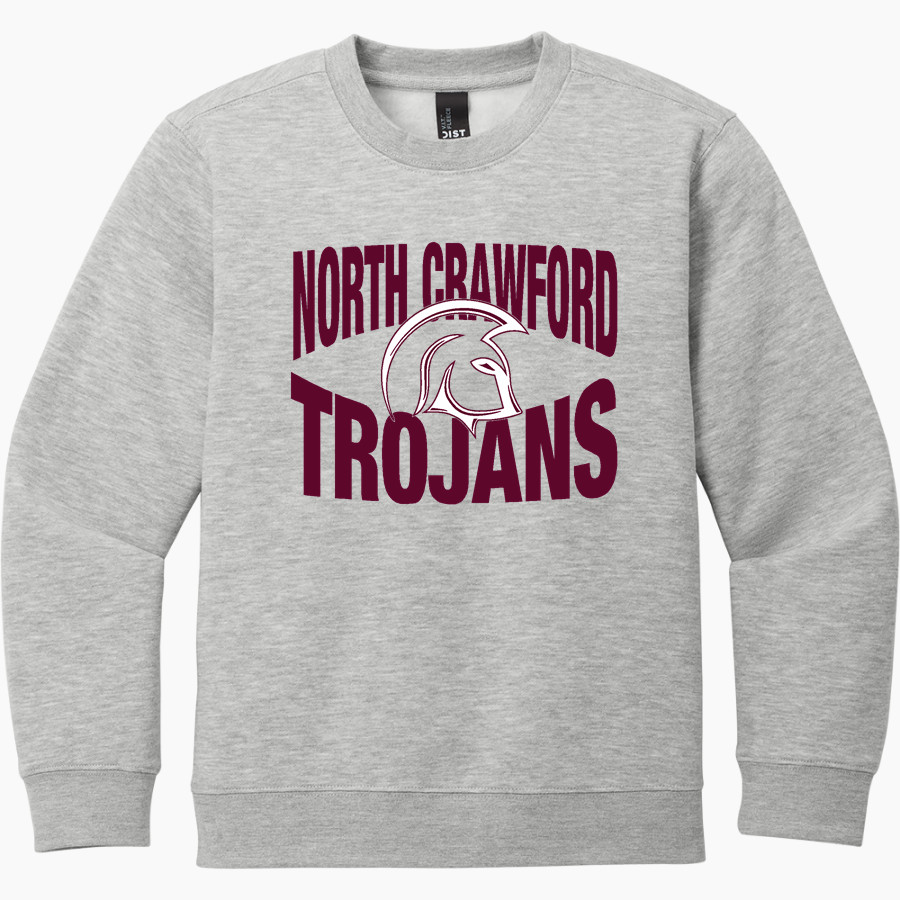 North Crawford Trojans District Youth V.I.T. Fleece Crewneck Sweatshirt