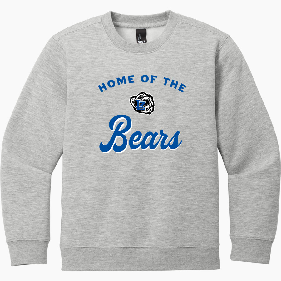 LAKE ZURICH HIGH SCHOOL BEARS <span class="pdp-name-mascot">LAKE ZURICH BEARS</span> District Youth V.I.T. Fleece Crewneck Sweatshirt