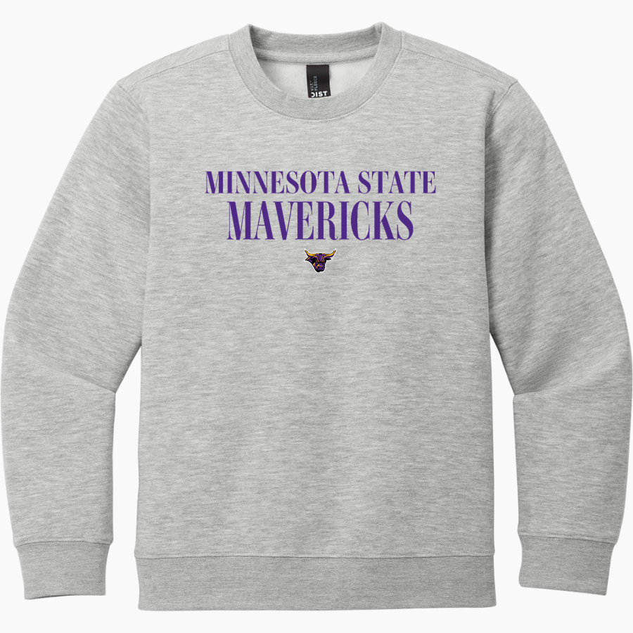Minnesota State University Mankato <span class="pdp-name-mascot">Minnesota State Mavericks</span> District Youth V.I.T. Fleece Crewneck Sweatshirt
