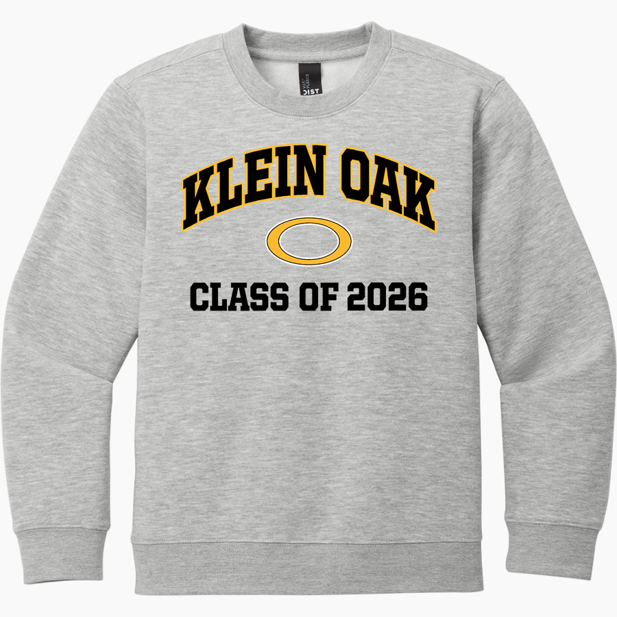 KLEIN OAK HIGH SCHOOL PANTHERS District Youth V.I.T. Fleece Crewneck Sweatshirt
