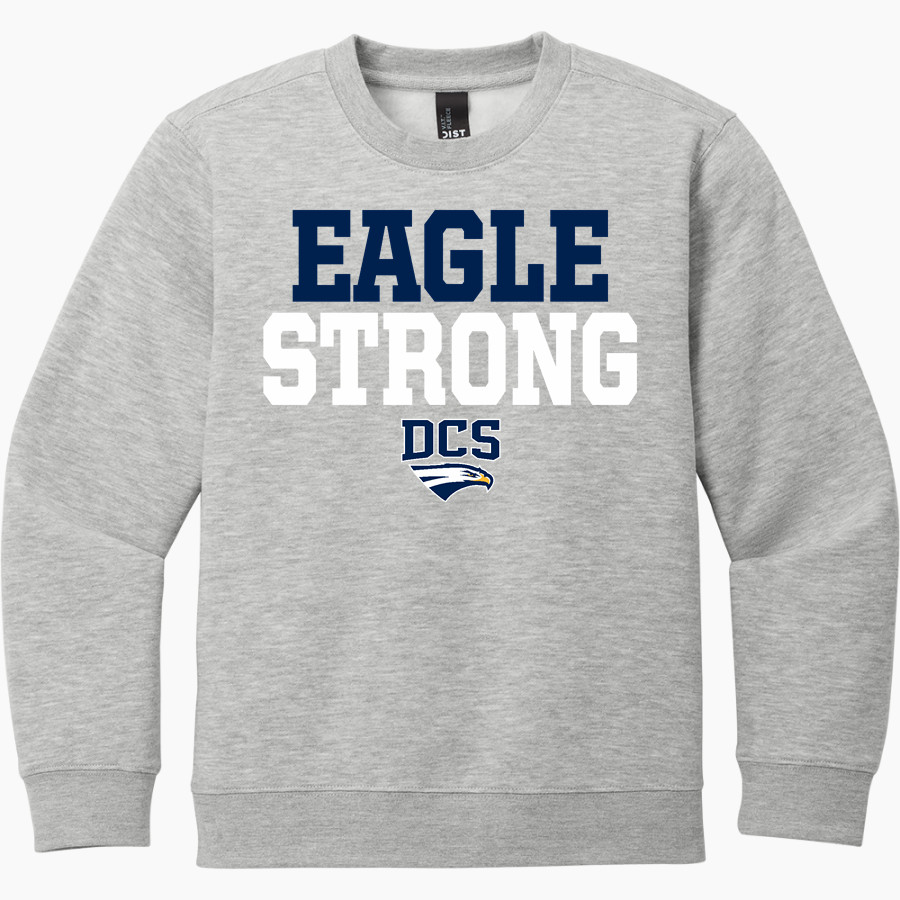 DUBOIS CHRISTIAN SCHOOLS EAGLES District Youth V.I.T. Fleece Crewneck Sweatshirt