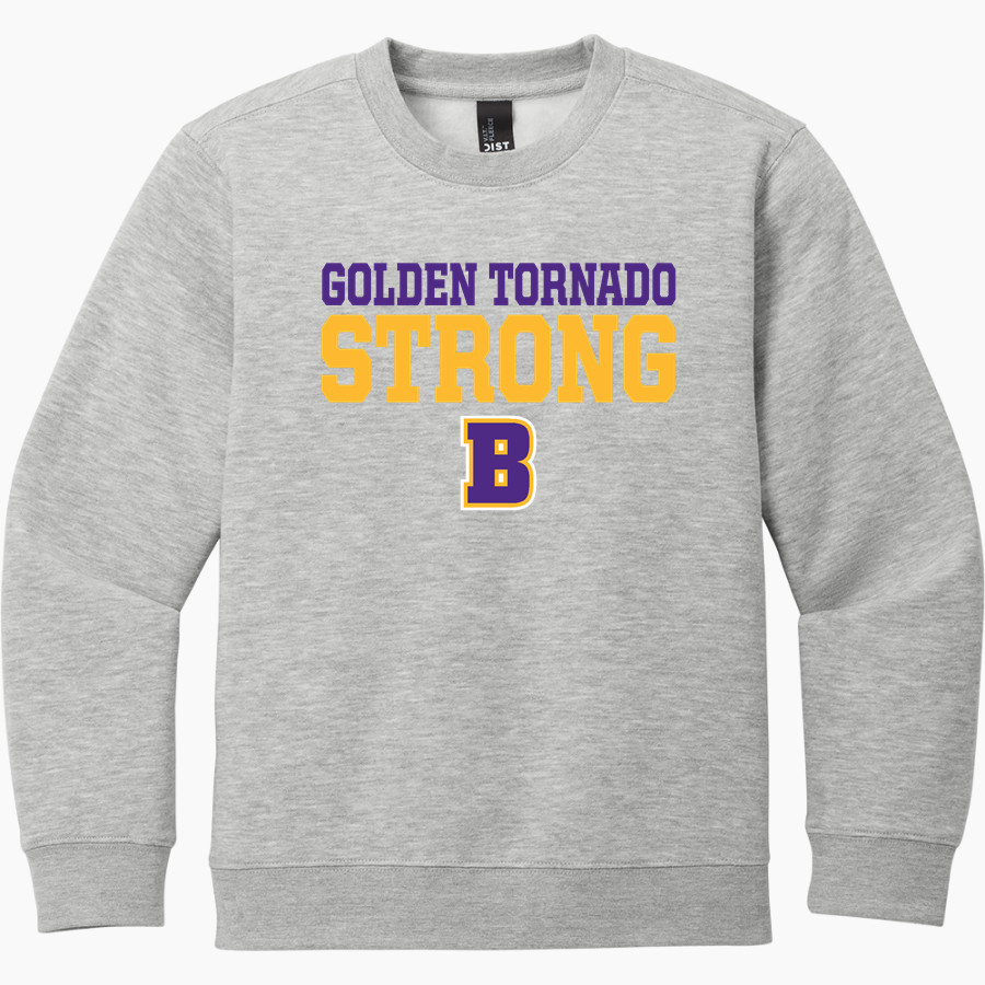 BALL HIGH SCHOOL GOLDEN TORNADOES District Youth V.I.T. Fleece Crewneck Sweatshirt