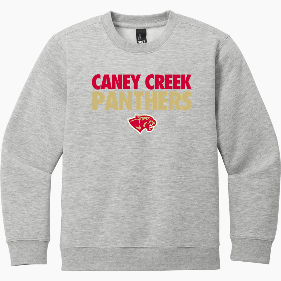 CANEY CREEK HIGH SCHOOL PANTHERS District Youth V.I.T. Fleece Crewneck Sweatshirt