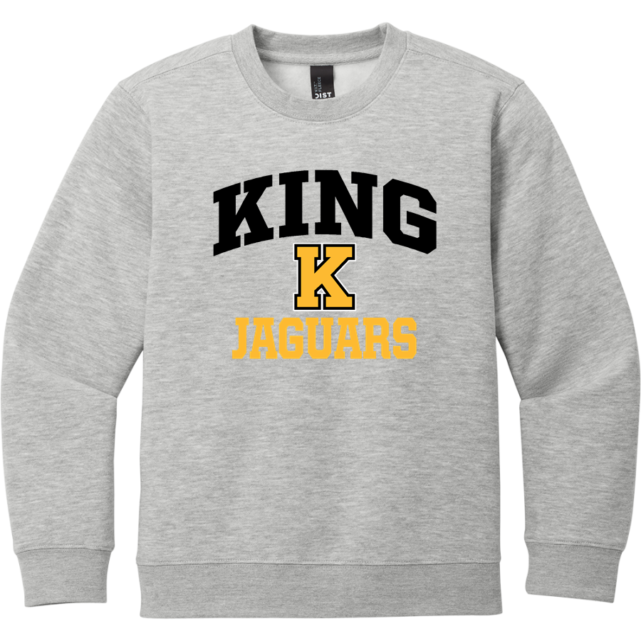 KING HIGH SCHOOL JAGUARS <span class="pdp-name-mascot">KING JAGUARS</span> District Youth V.I.T. Fleece Crewneck Sweatshirt