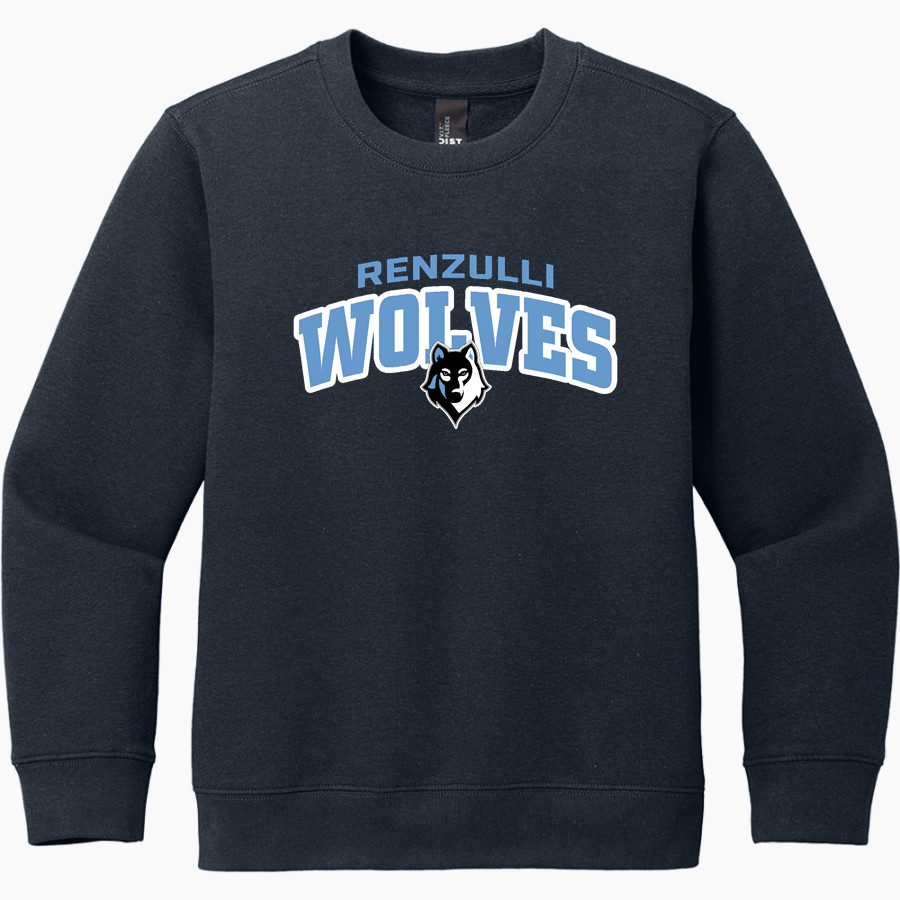 Renzulli Academy Wolves official online store <span class="pdp-name-mascot">Renzulli Wolves</span> District Youth V.I.T. Fleece Crewneck Sweatshirt