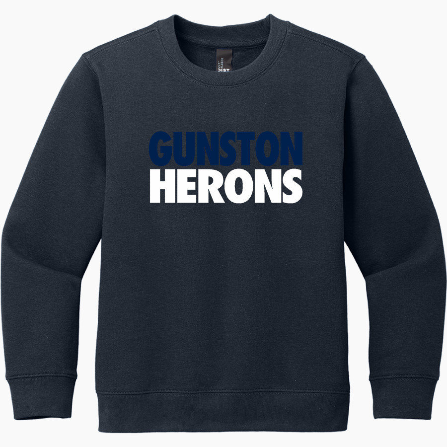 Gunston Herons <span class="pdp-name-mascot">Gunston Herons</span> District Youth V.I.T. Fleece Crewneck Sweatshirt