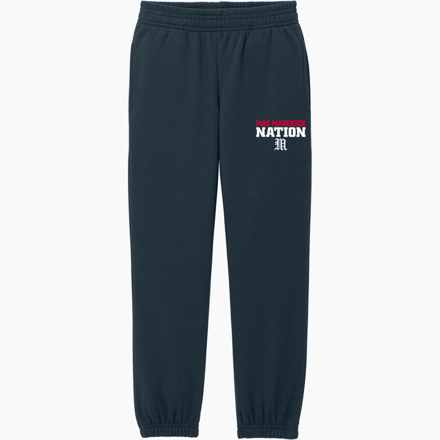 M.A.D Mavericks OFFICIAL ONLINE STORE <span class="pdp-name-mascot">Crieve Hall Youth Athletic Association Mad Mavericks</span> District Youth V.I.T. Fleece Sweatpant