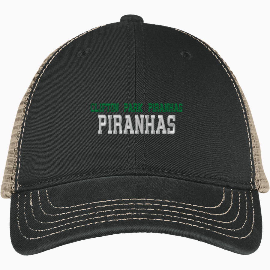 Clifton Park Piranhas Piranhas District Super Soft Mesh Back Cap
