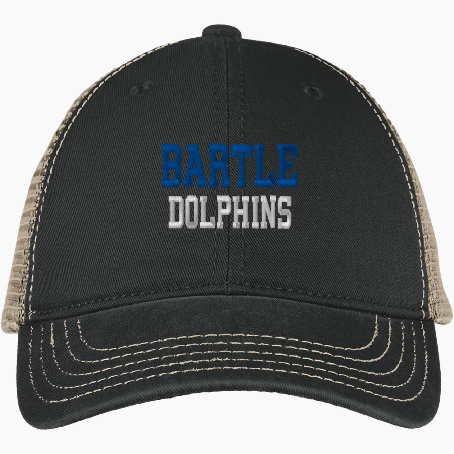 BARTLE Dolphins <span class="pdp-name-mascot">BARTLE ELEMENTARY SCHOOL Dolphins</span> District Super Soft Mesh Back Cap