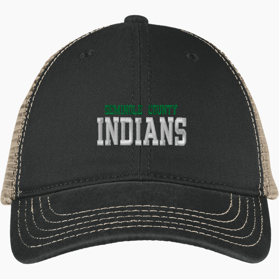 SEMINOLE COUNTY HIGH SCHOOL INDIANS <span class="pdp-name-mascot">SEMINOLE COUNTY INDIANS</span> District Super Soft Mesh Back Cap