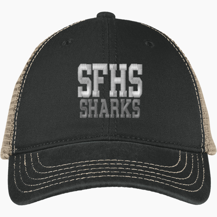 SFHS Sharks <span class="pdp-name-mascot">St. Francis Sharks</span> District Super Soft Mesh Back Cap