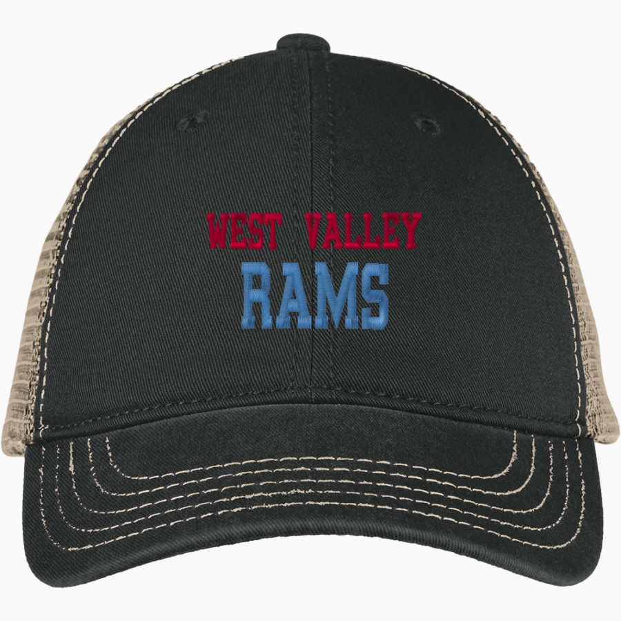 West Valley Rams Online Store <span class="pdp-name-mascot">West Valley Rams</span> District Super Soft Mesh Back Cap