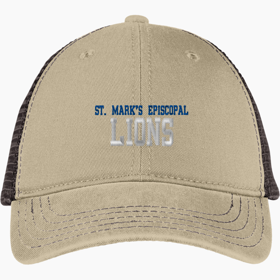 St. Mark's Episcopal Lions <span class="pdp-name-mascot">Saint Mark's Episcopal School Lions</span> District Super Soft Mesh Back Cap