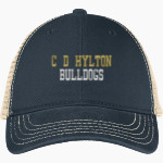 C D HYLTON HIGH SCHOOL BULLDOGS District Super Soft Mesh Back Cap Front Thumbnail