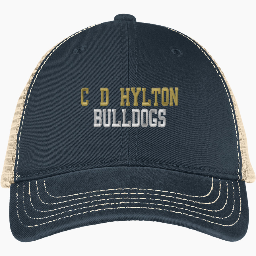 C D HYLTON HIGH SCHOOL BULLDOGS District Super Soft Mesh Back Cap