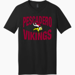 Pescadero Vikings District Men's Very Important V-Neck Short Sleeve Tee Front Thumbnail