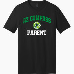 AZ Compass DRAGONS <span class="pdp-name-mascot">Compass Prep DRAGONS</span> District Men's Very Important V-Neck Short Sleeve Tee Front Thumbnail