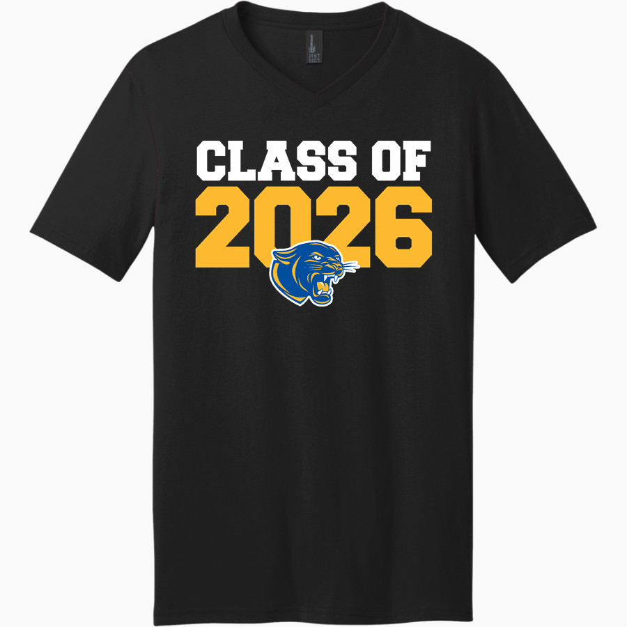 JAL HIGH SCHOOL PANTHERS <span class="pdp-name-mascot">JAL PANTHERS</span> District Men's Very Important V-Neck Short Sleeve Tee