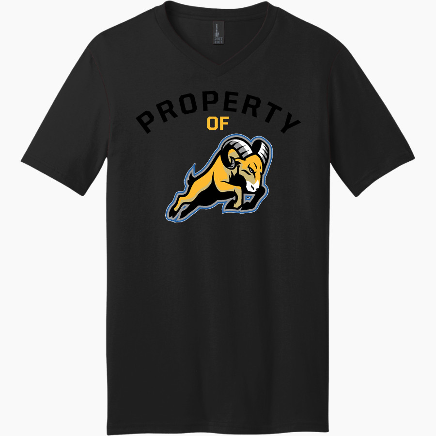 RIVERDALE HIGH SCHOOL RAMS <span class="pdp-name-mascot">RIVERDALE RAMS</span> District Men's Very Important V-Neck Short Sleeve Tee