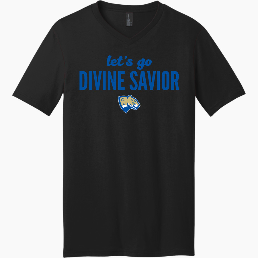 Divine Savior Academy Jaguars <span class="pdp-name-mascot">Divine Savior Academy Jaguars</span> District Men's Very Important V-Neck Short Sleeve Tee