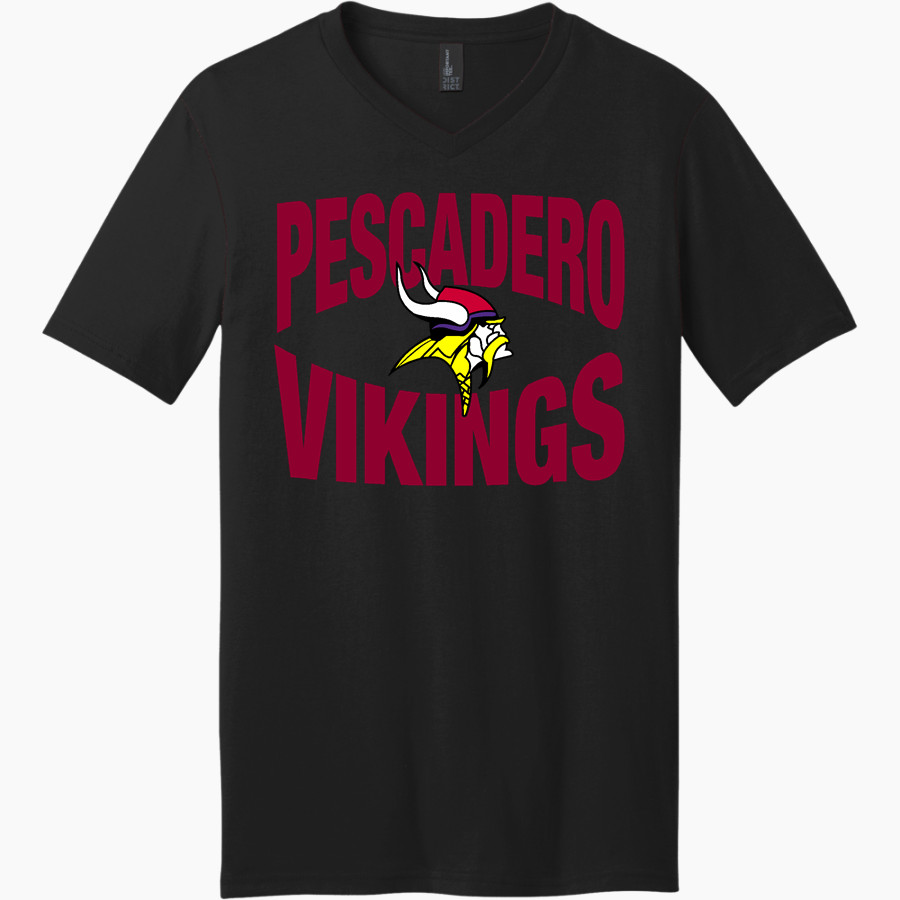Pescadero Vikings District Men's Very Important V-Neck Short Sleeve Tee