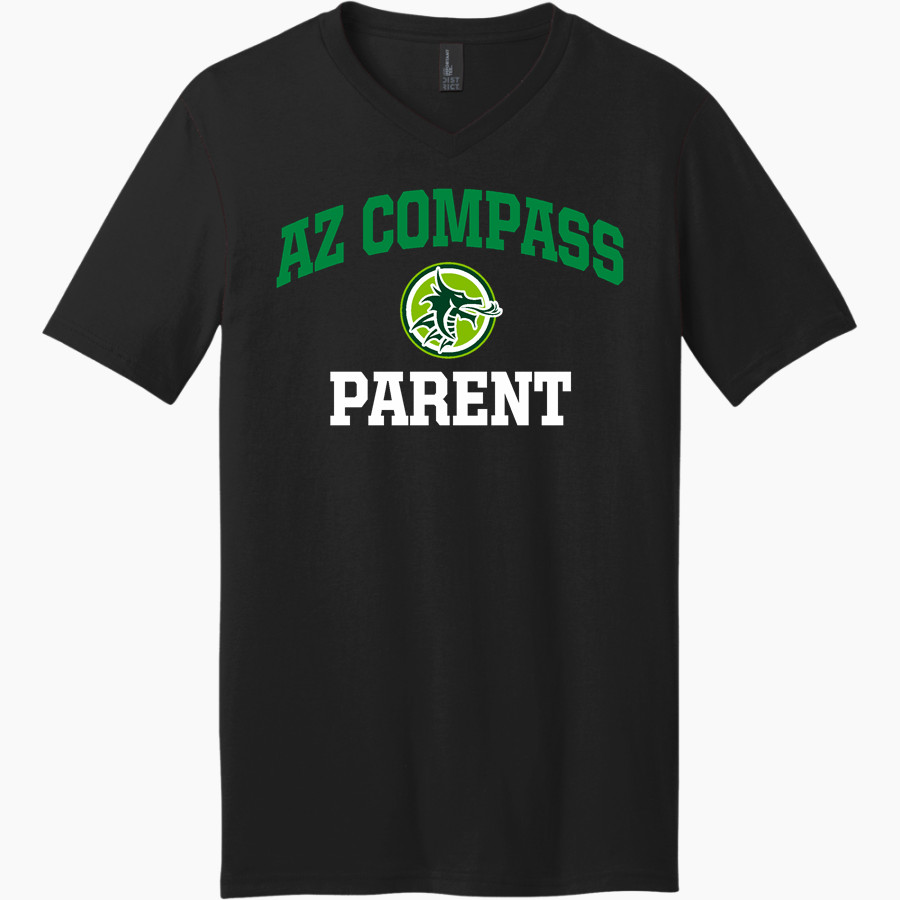 AZ Compass DRAGONS <span class="pdp-name-mascot">Compass Prep DRAGONS</span> District Men's Very Important V-Neck Short Sleeve Tee