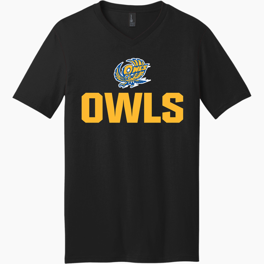 REAGAN COUNTY HIGH SCHOOL OWLS District Men's Very Important V-Neck Short Sleeve Tee