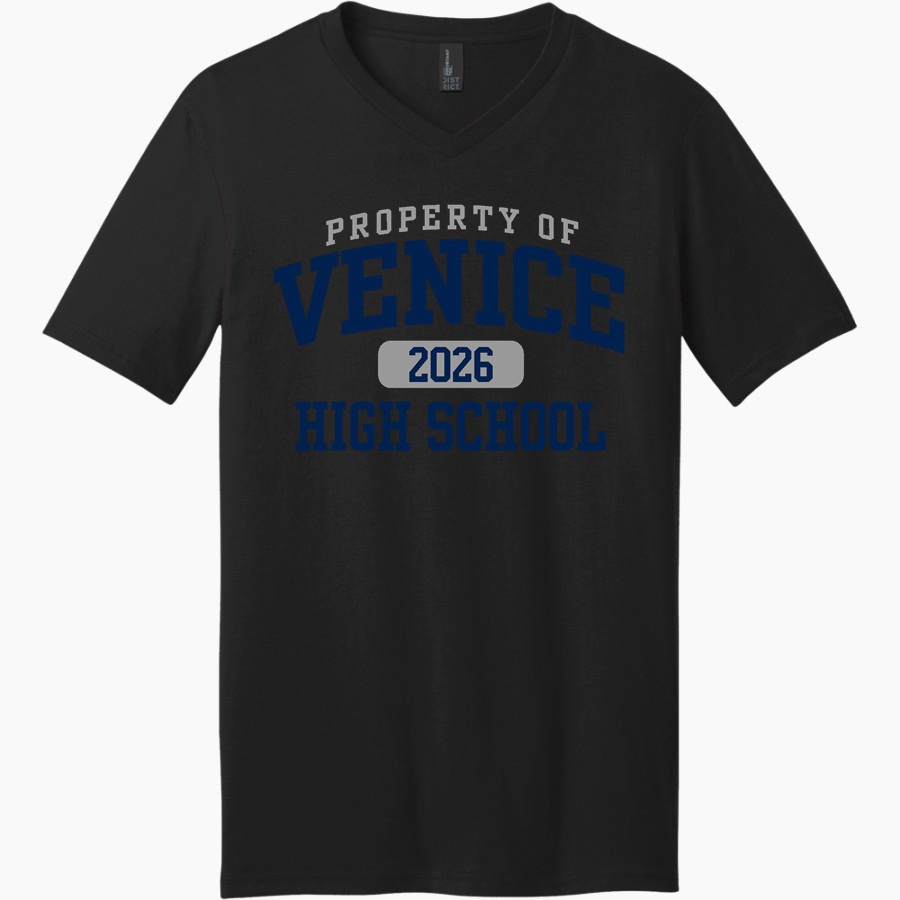 VENICE HIGH SCHOOL GONDOLIERS <span class="pdp-name-mascot">VENICE GONDOLIERS</span> District Men's Very Important V-Neck Short Sleeve Tee