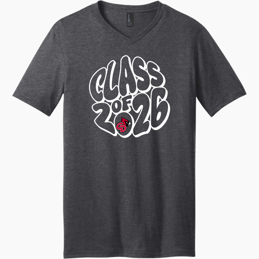 Central Decatur Cardinals District Men's Very Important V-Neck Short Sleeve Tee