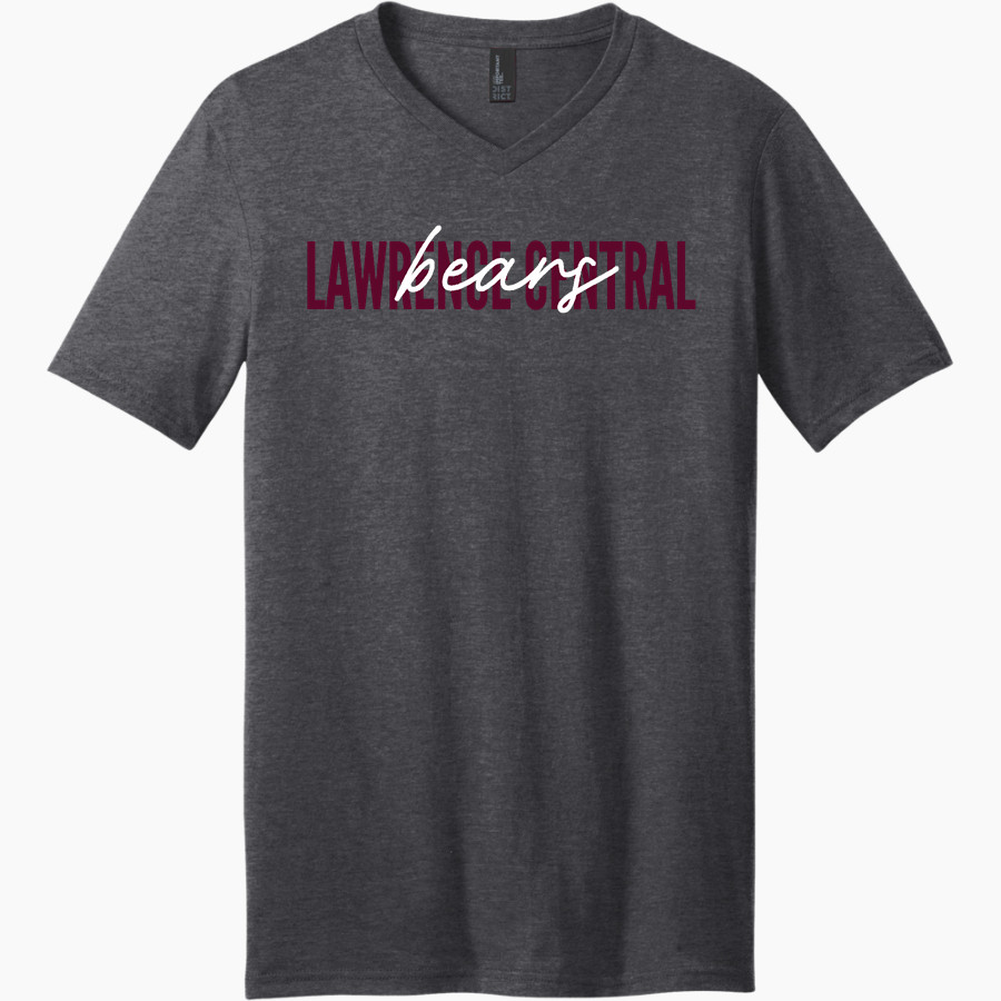 LAWRENCE CENTRAL HIGH SCHOOL BEARS <span class="pdp-name-mascot">LAWRENCE BEARS</span> District Men's Very Important V-Neck Short Sleeve Tee