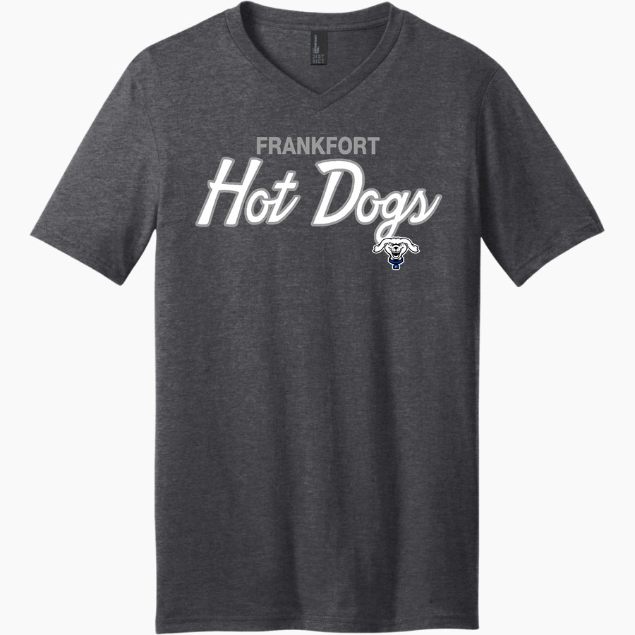 Frankfort Hot Dogs <span class="pdp-name-mascot">Frankfort Hot Dogs</span> District Men's Very Important V-Neck Short Sleeve Tee