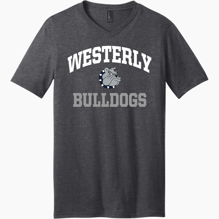 Westerly Bulldogs <span class="pdp-name-mascot">Westerly Bulldogs</span> District Men's Very Important V-Neck Short Sleeve Tee