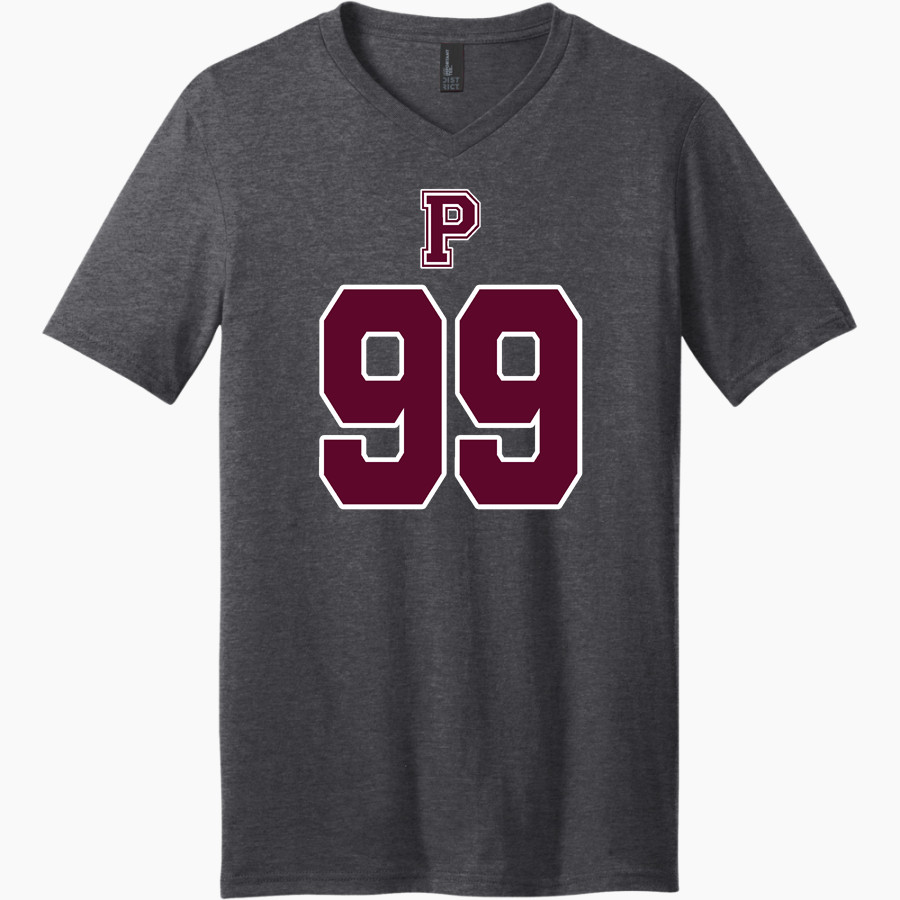PERRY HIGH SCHOOL MAROONS District Men's Very Important V-Neck Short Sleeve Tee