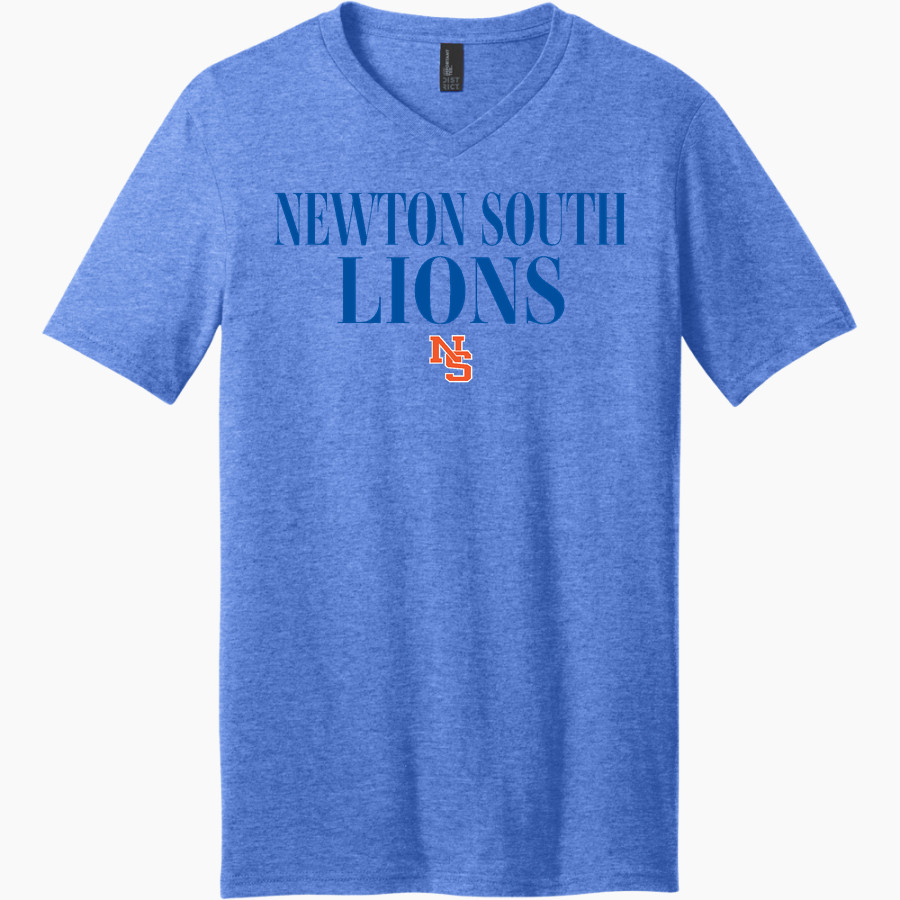 NEWTON SOUTH HIGH SCHOOL LIONS <span class="pdp-name-mascot">NEWTON SOUTH LIONS</span> District Men's Very Important V-Neck Short Sleeve Tee