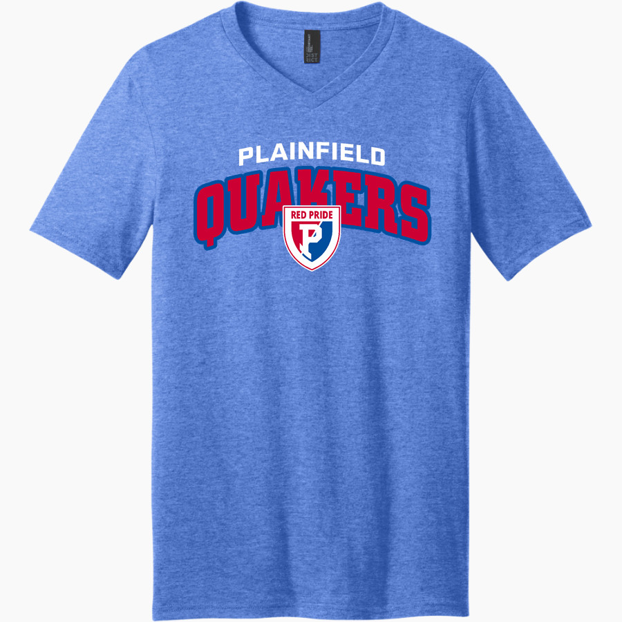 Plainfield Quakers <span class="pdp-name-mascot">Plainfield Quakers</span> District Men's Very Important V-Neck Short Sleeve Tee