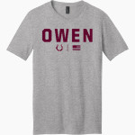 OWEN warhorses mountain tough...valley strong <span class="pdp-name-mascot">CHARLES D OWEN WARHORSES</span> District Men's Very Important V-Neck Short Sleeve Tee Front Thumbnail
