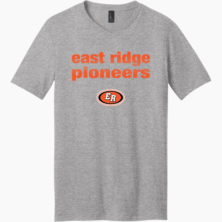 EAST RIDGE HIGH SCHOOL PIONEERS <span class="pdp-name-mascot">EAST RIDGE PIONEERS</span> District Men's Very Important V-Neck Short Sleeve Tee