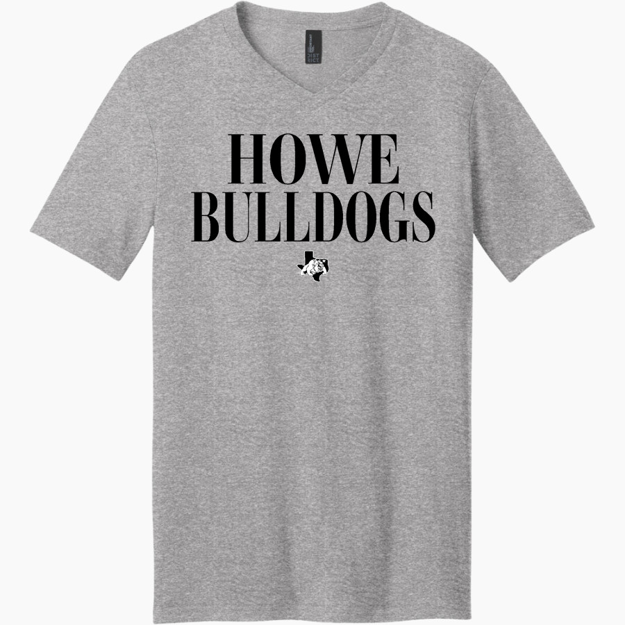 HOWE HIGH SCHOOL BULLDOGS District Men's Very Important V-Neck Short Sleeve Tee