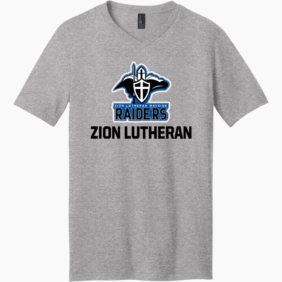 Zion Lutheran Raiders District Men's Very Important V-Neck Short Sleeve Tee