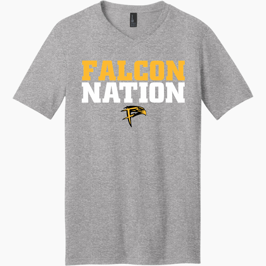 Fannindel Falcons <span class="pdp-name-mascot">Fannindel Falcons</span> District Men's Very Important V-Neck Short Sleeve Tee