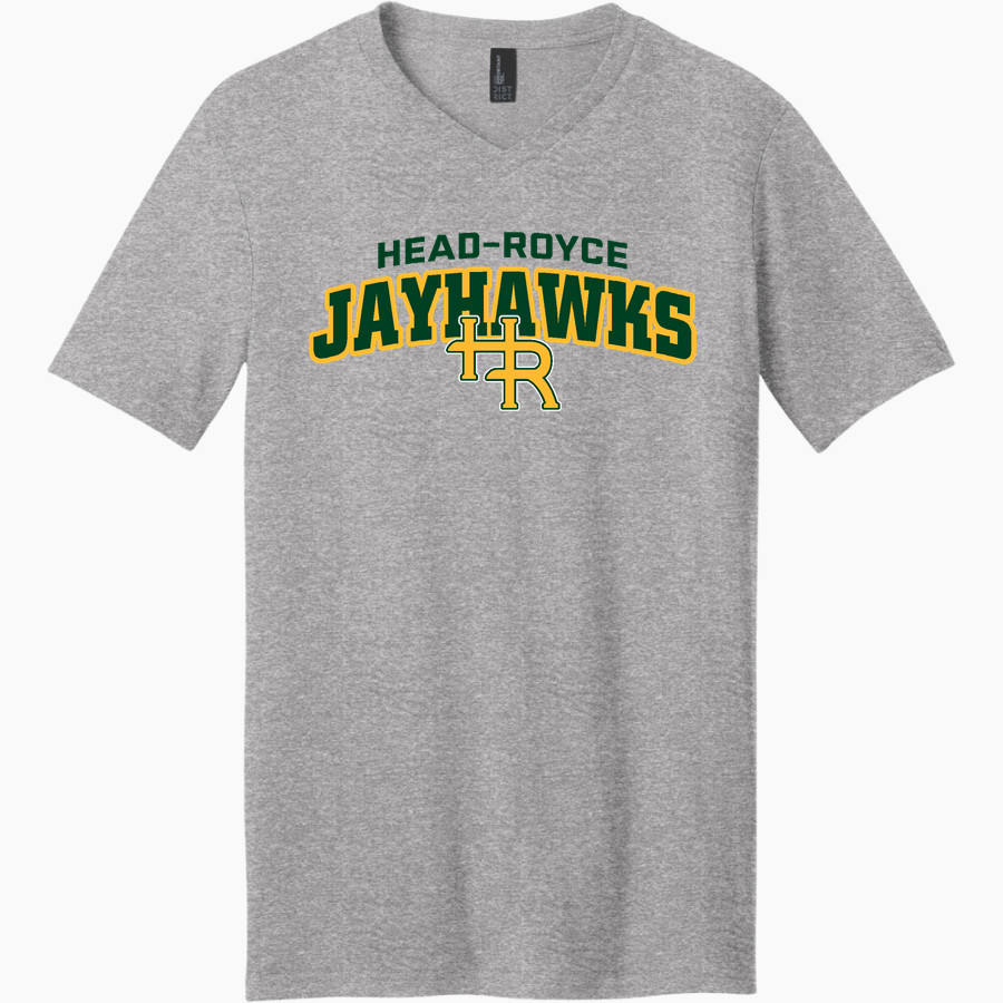 Head-Royce Jayhawks District Men's Very Important V-Neck Short Sleeve Tee