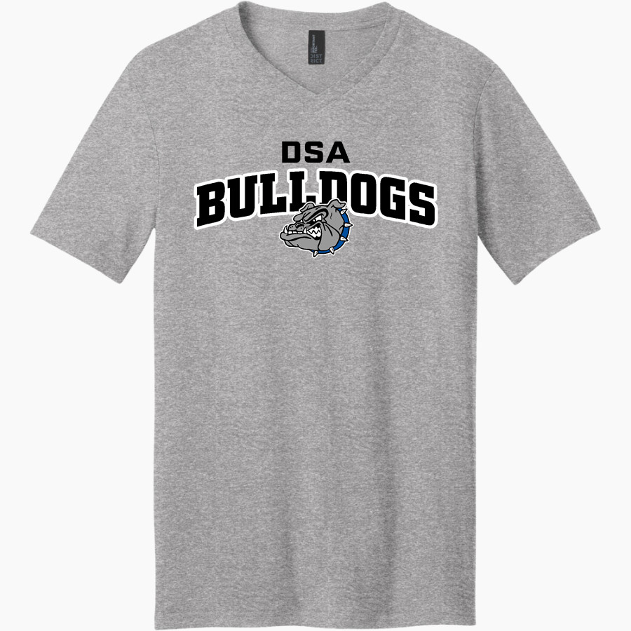 DSA BULLDOGS District Men's Very Important V-Neck Short Sleeve Tee